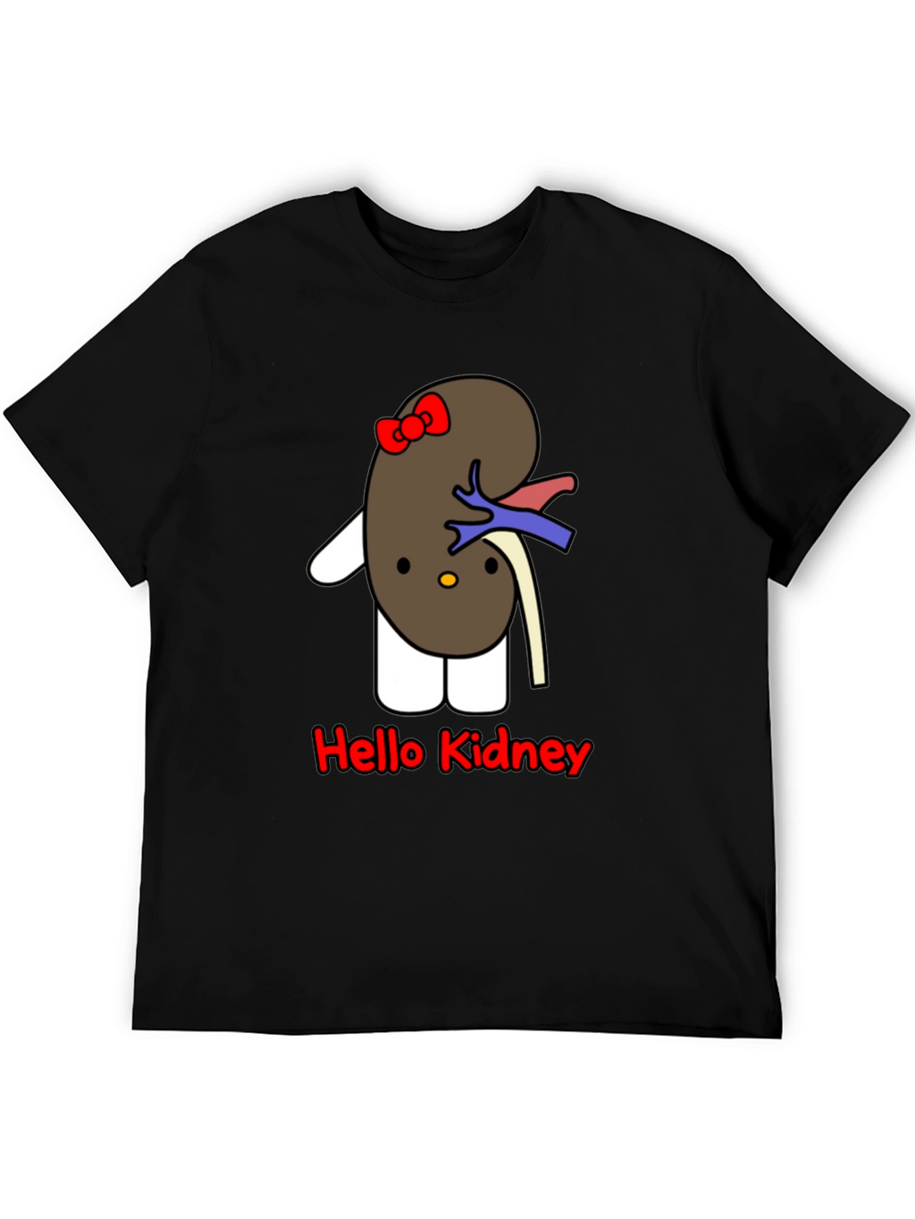 Hello Kidney T-Shirt - Unique Cartoon Design