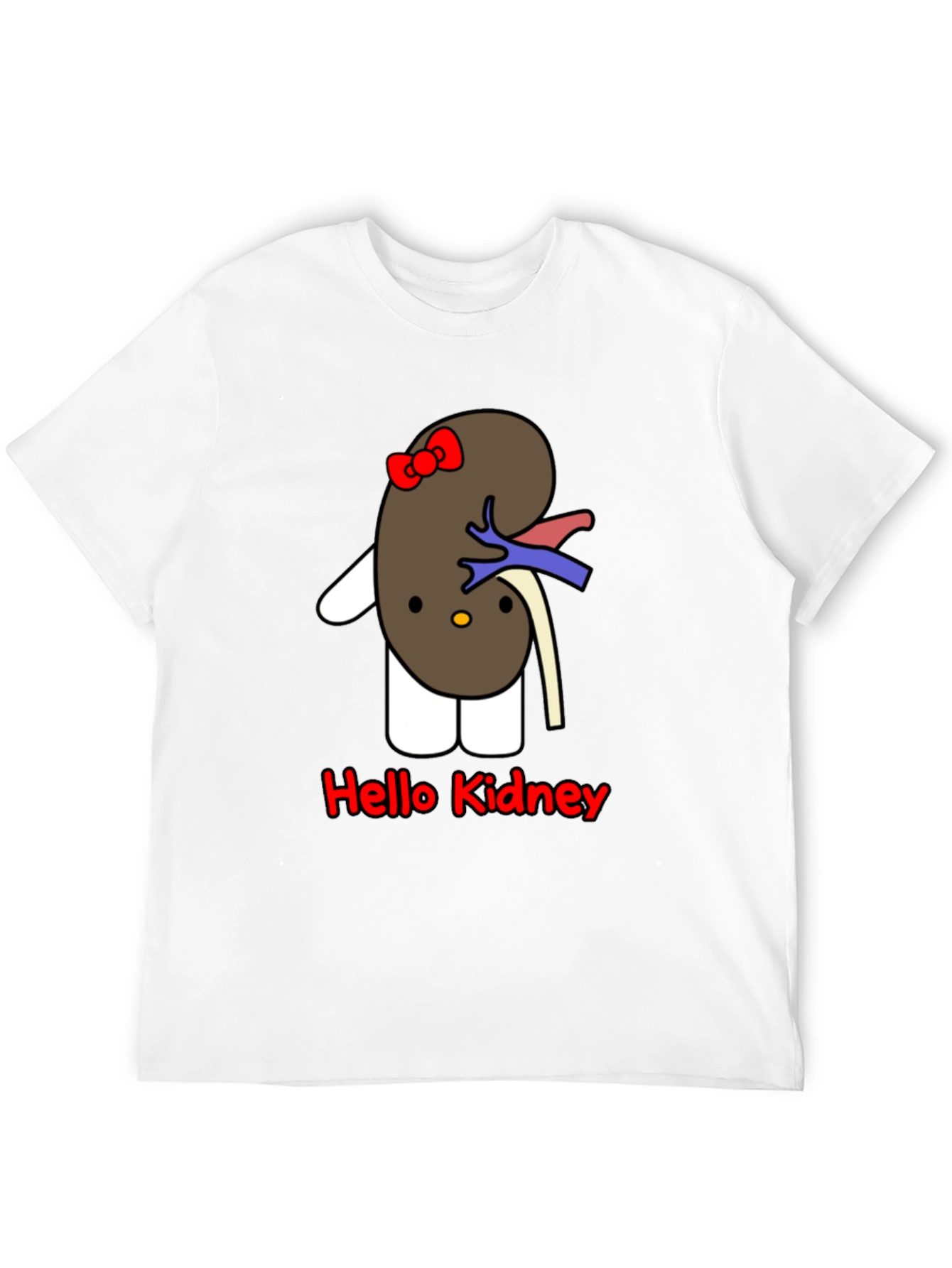 Hello Kidney T-Shirt - Unique Cartoon Design