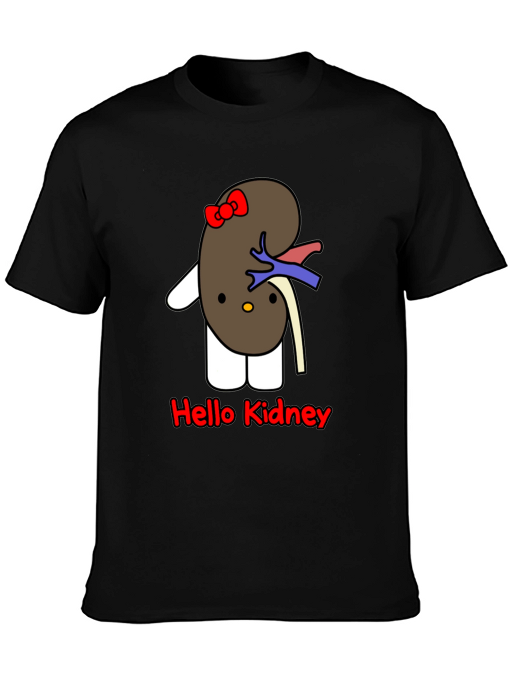 Hello Kidney T-Shirt - Unique Cartoon Design