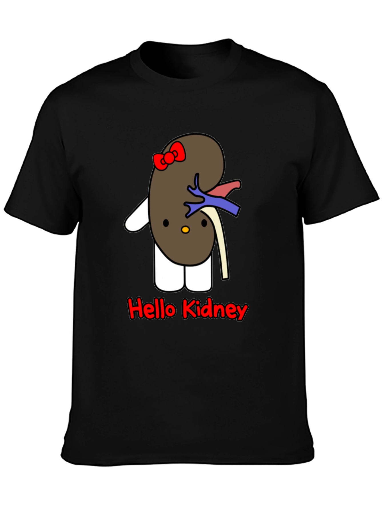 Hello Kidney T-Shirt - Unique Cartoon Design
