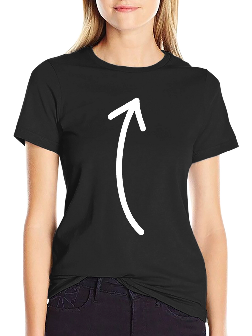 Arrow Up T-Shirt - Stylish Graphic Tee