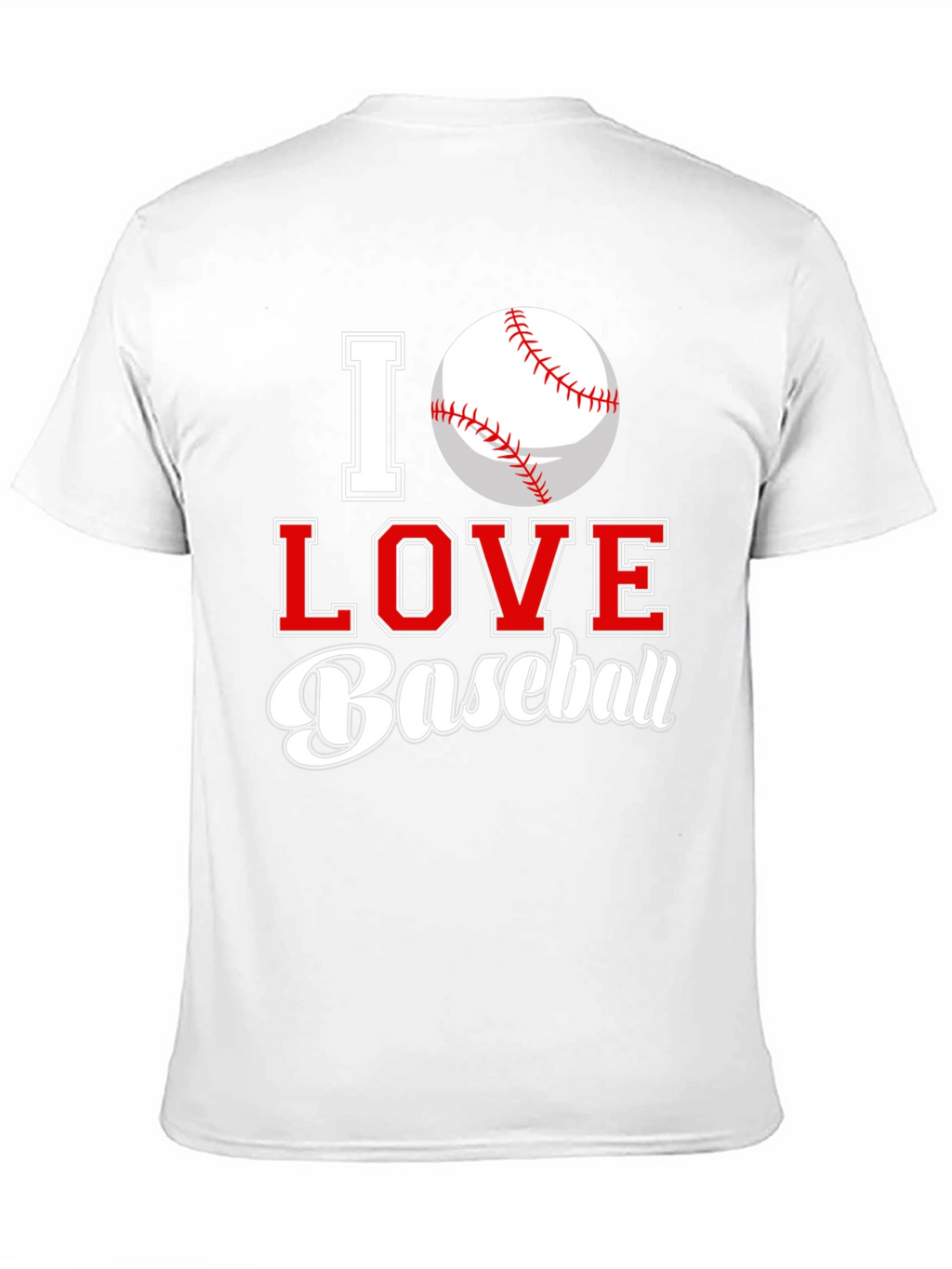 I Love Baseball Graphic Tee