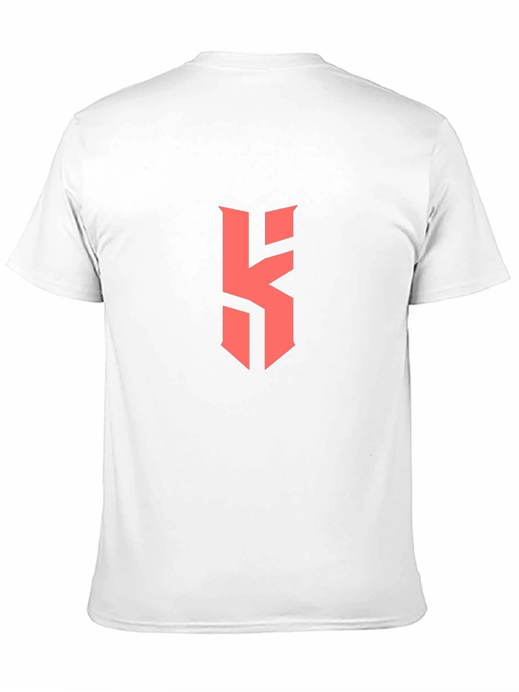 Black T-Shirt with Bold Red Letter Logo