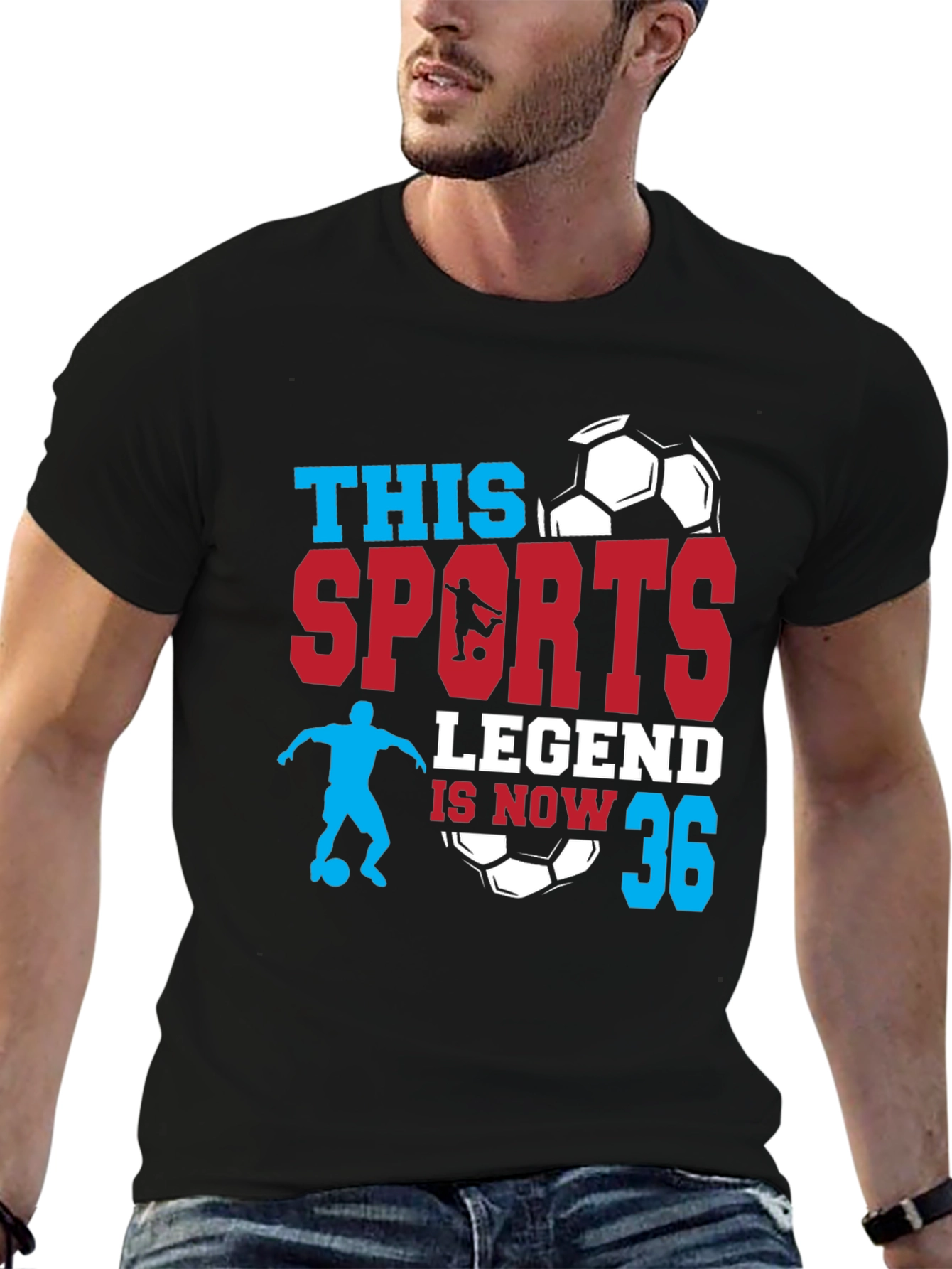 Sports Legend 36th Birthday Soccer T-Shirt
