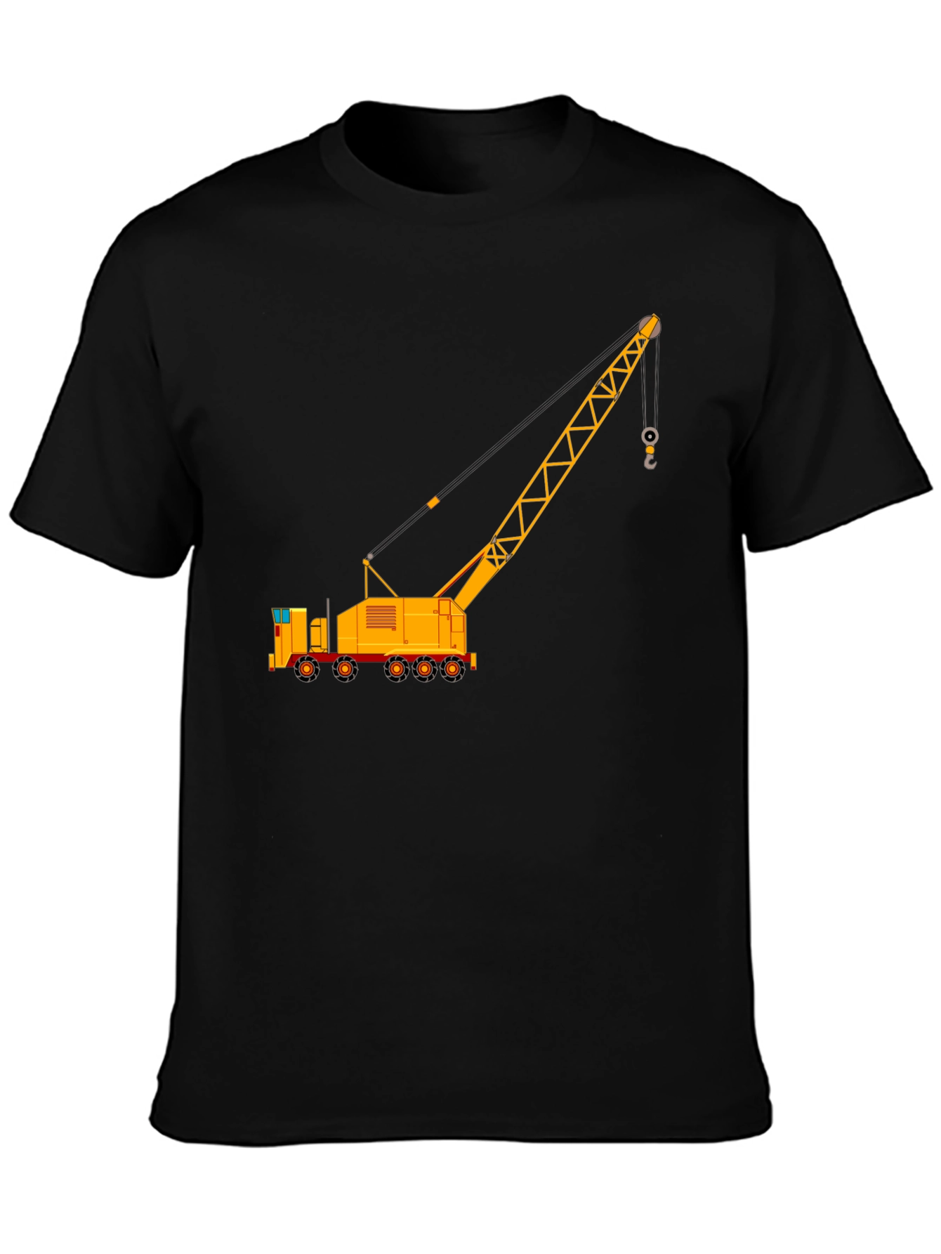 Construction Crane Graphic T-Shirt