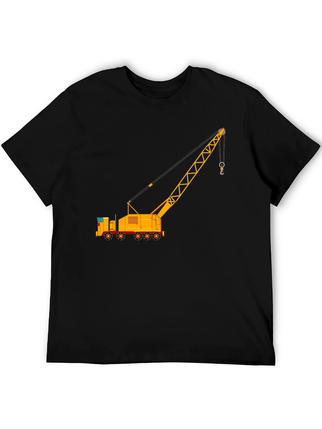 Construction Crane Graphic T-Shirt