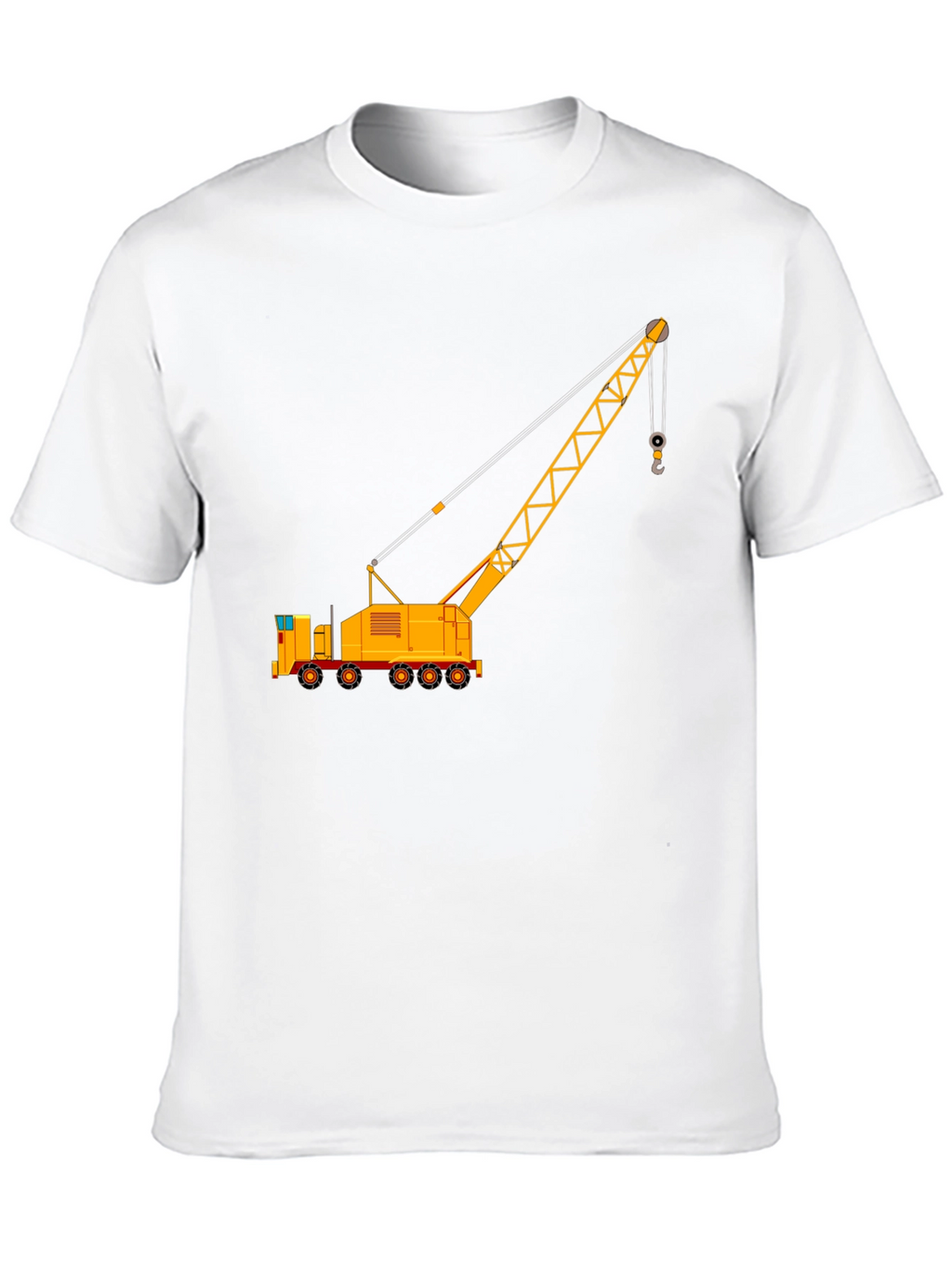 Construction Crane Graphic T-Shirt