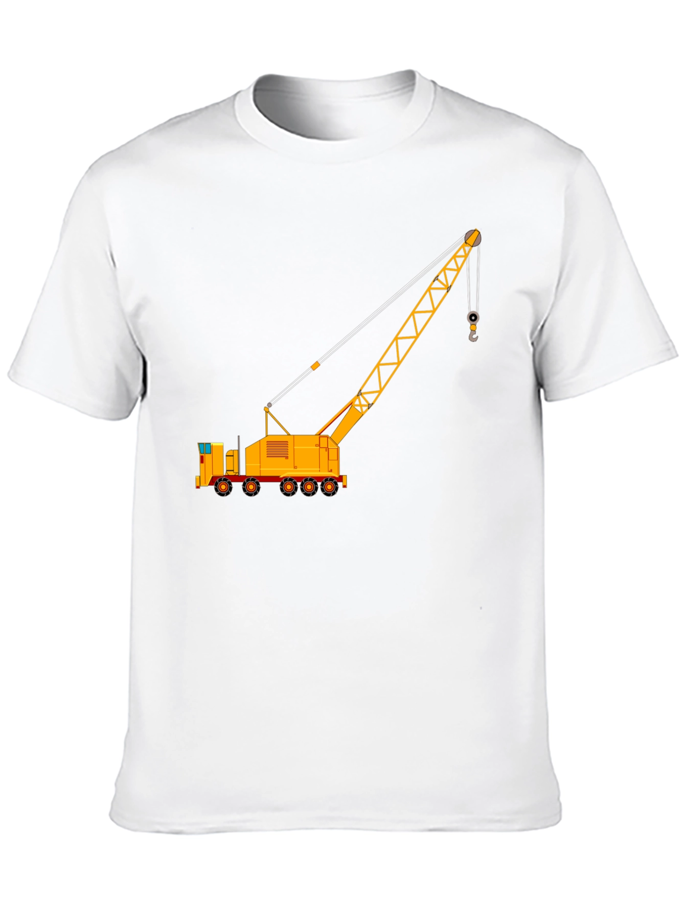 Construction Crane Graphic T-Shirt