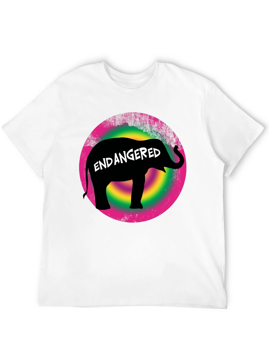 Endangered Elephant Graphic T-Shirt