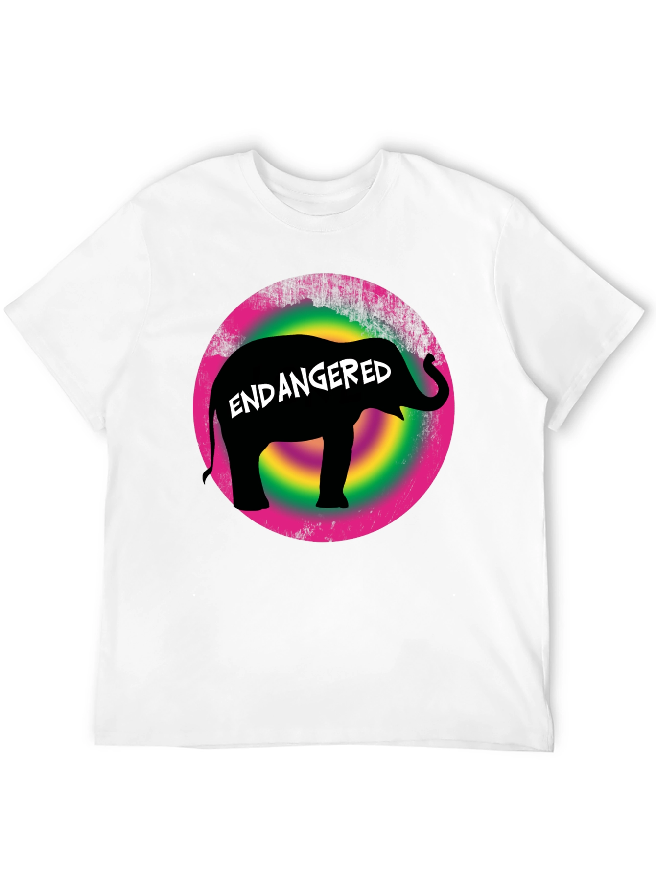 Endangered Elephant Graphic T-Shirt