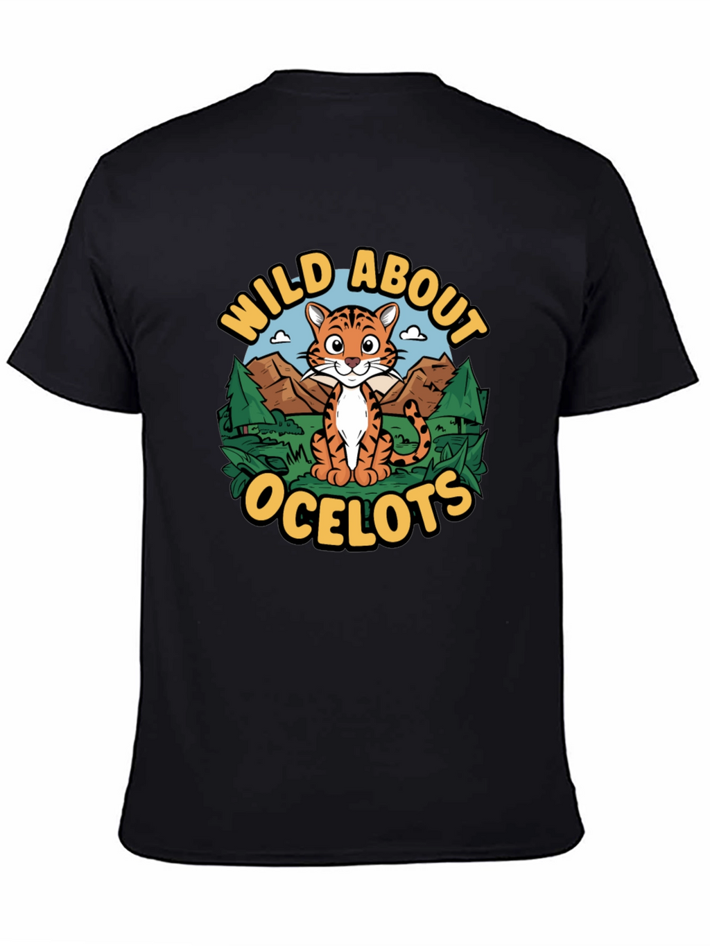 Wild About Ocelots Graphic T-Shirt