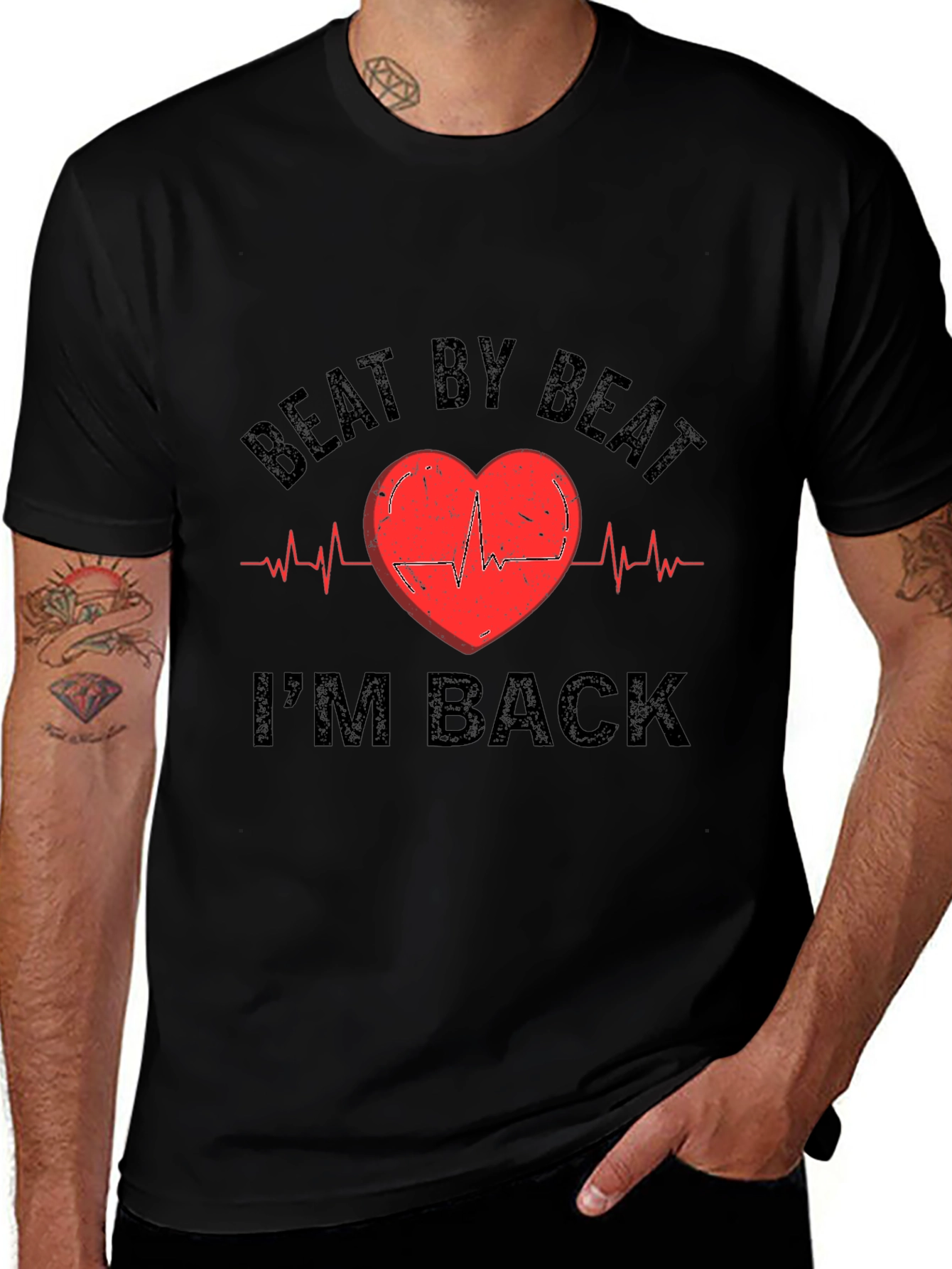 Beat By Beat Im Back Graphic Tee