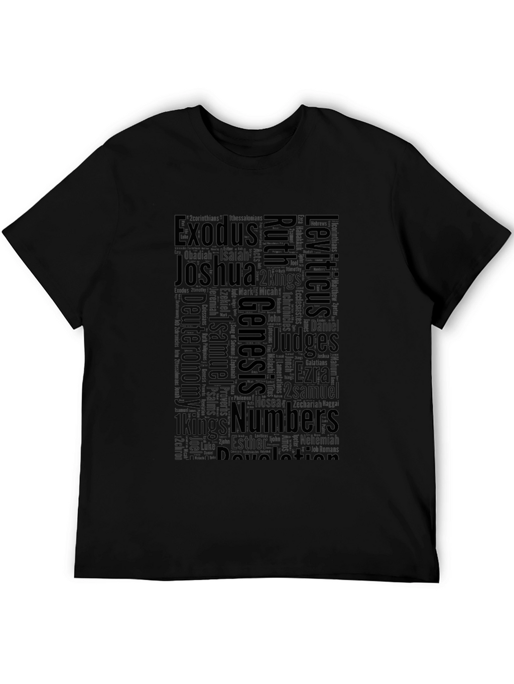 Bible Books Word Art T-Shirt