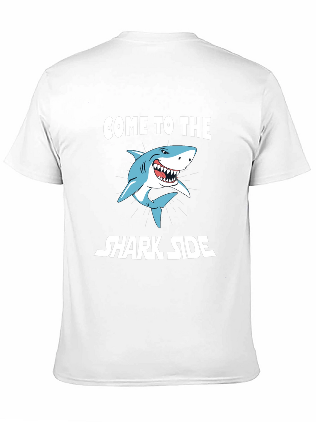 Come to the Shark Side Mens Black T-Shirt