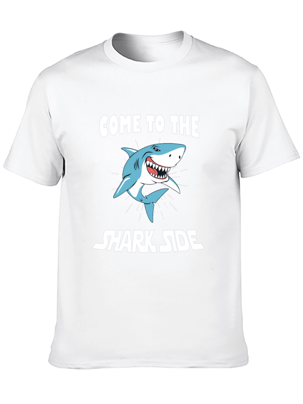 Come to the Shark Side Mens Black T-Shirt