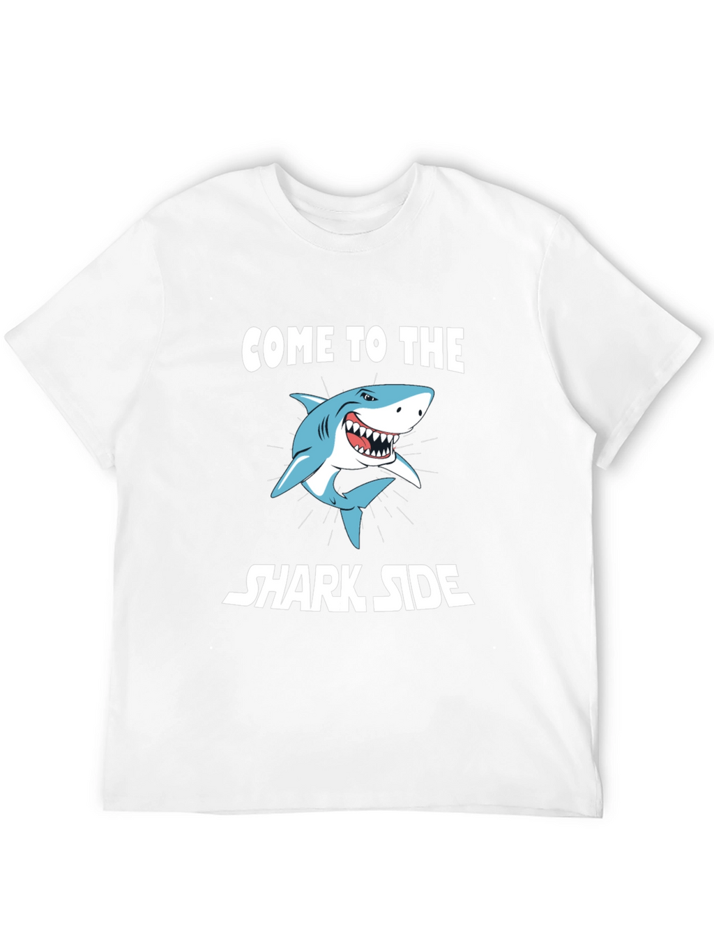 Come to the Shark Side Mens Black T-Shirt