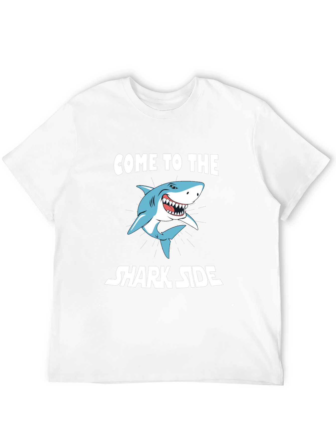 Come to the Shark Side Mens Black T-Shirt