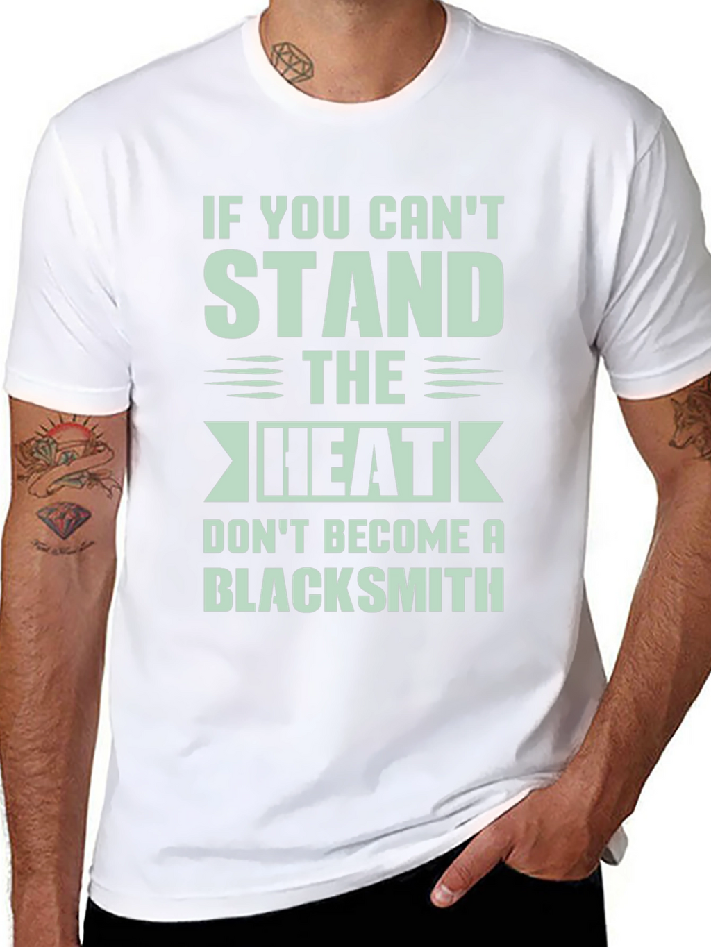 Blacksmith Graphic Tee: If You Cant Stand the Heat
