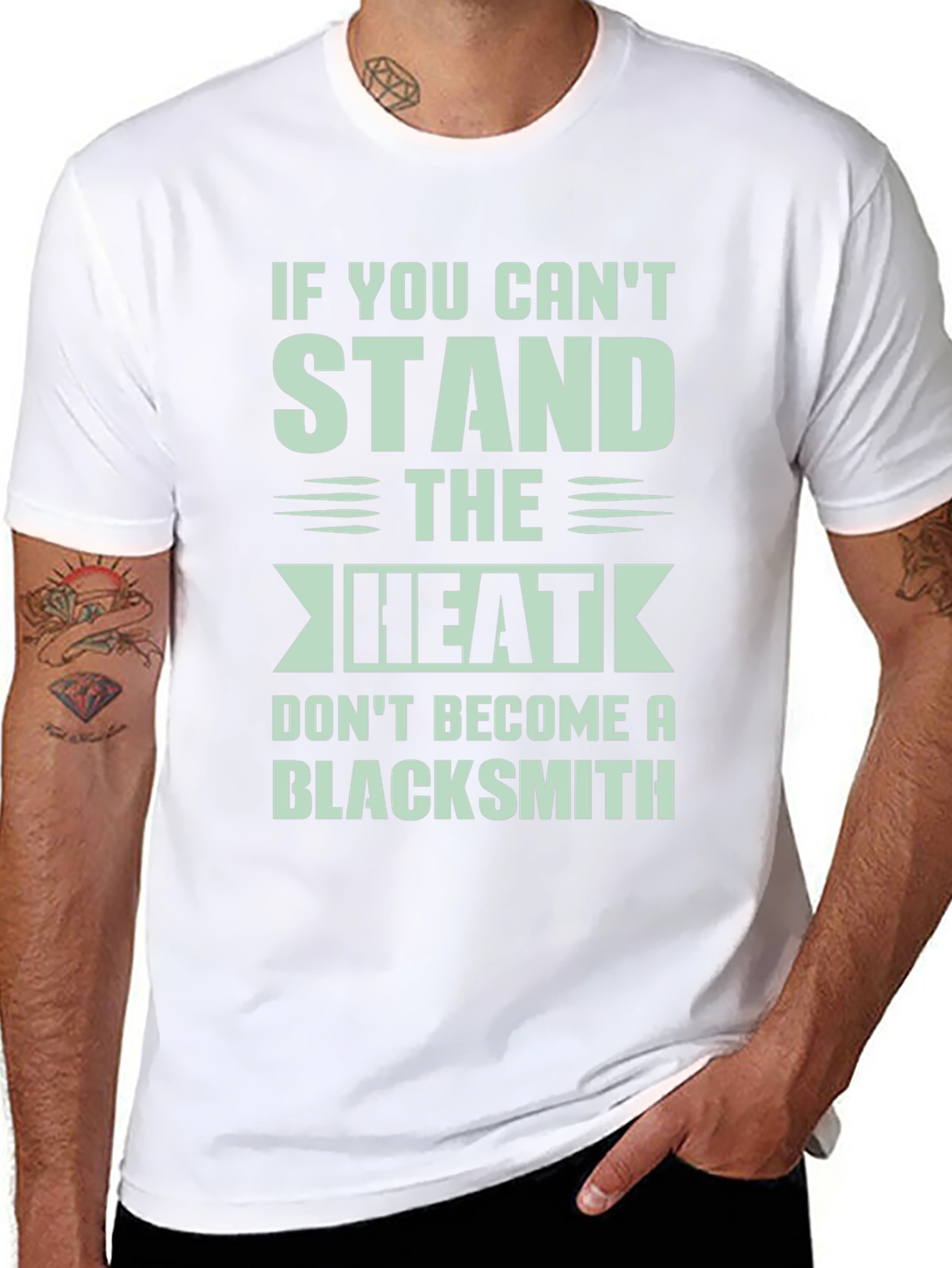 Blacksmith Graphic Tee: If You Cant Stand the Heat