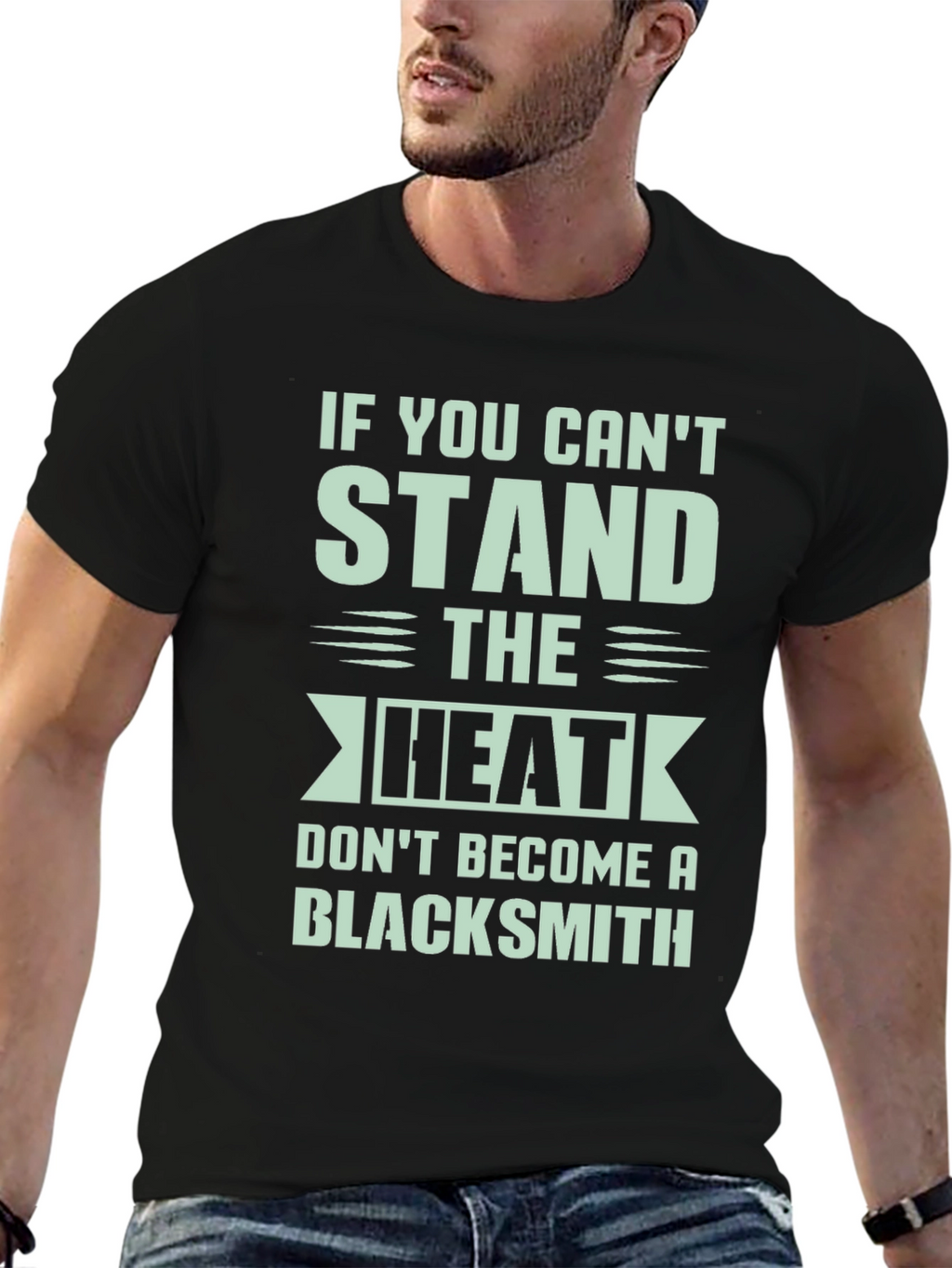 Blacksmith Graphic Tee: If You Cant Stand the Heat