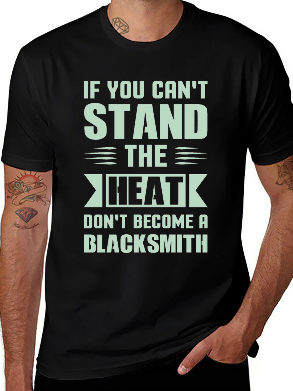Blacksmith Graphic Tee: If You Cant Stand the Heat