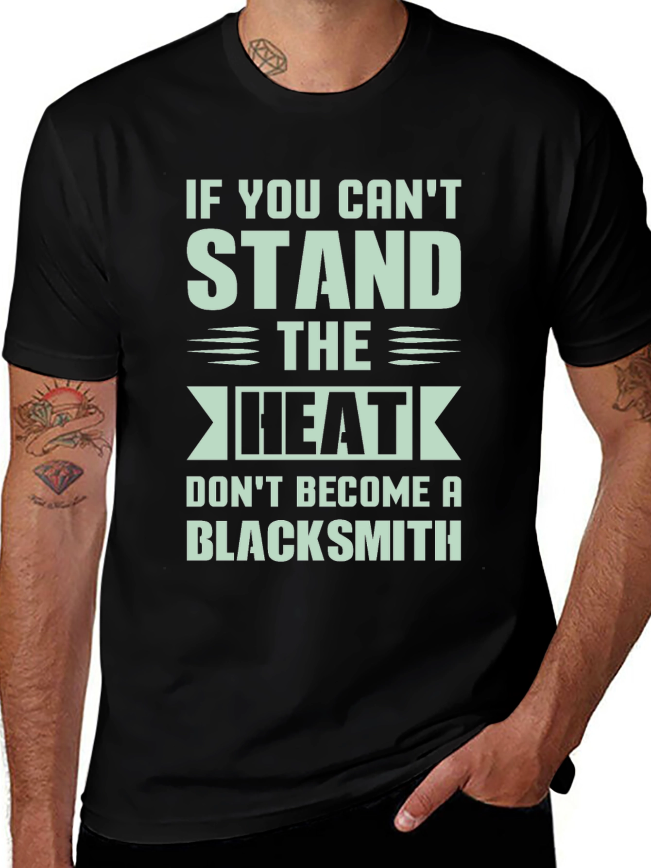 Blacksmith Graphic Tee: If You Cant Stand the Heat