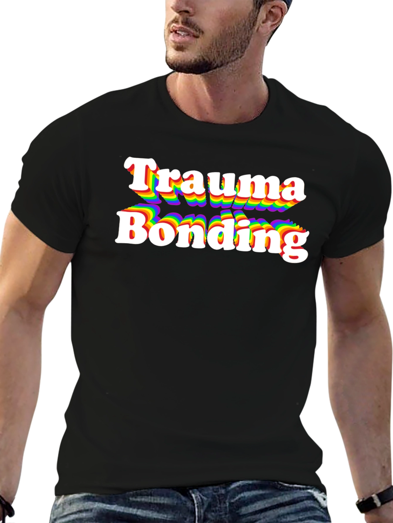 Trauma Bonding Rainbow T-Shirt