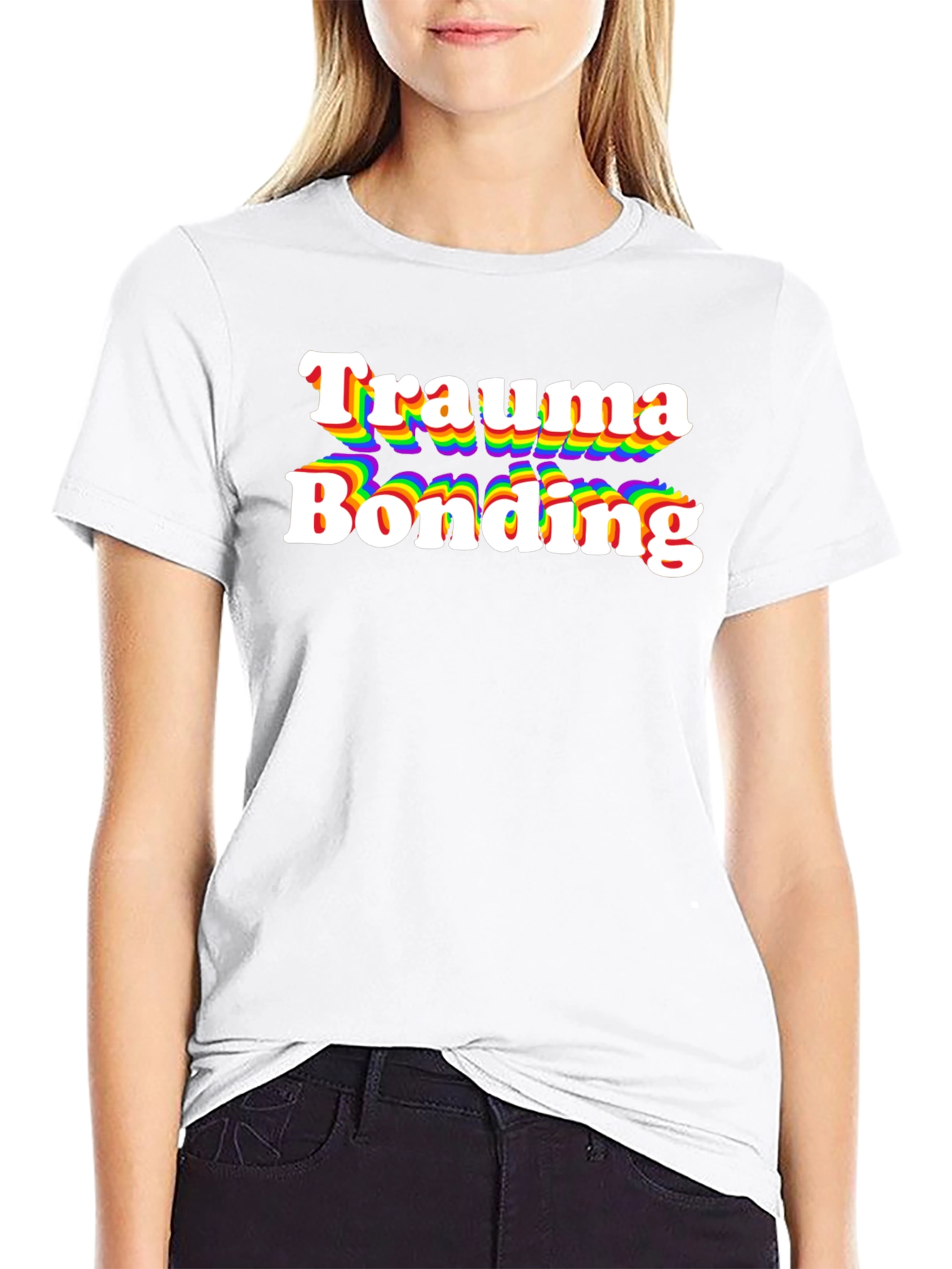 Trauma Bonding Rainbow T-Shirt