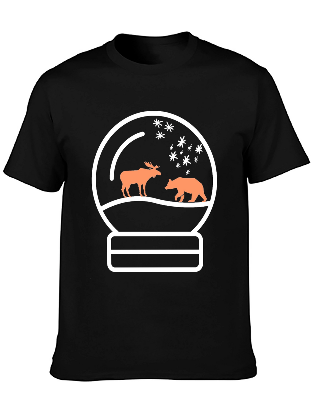 Snow Globe Graphic Tee - Moose & Bear