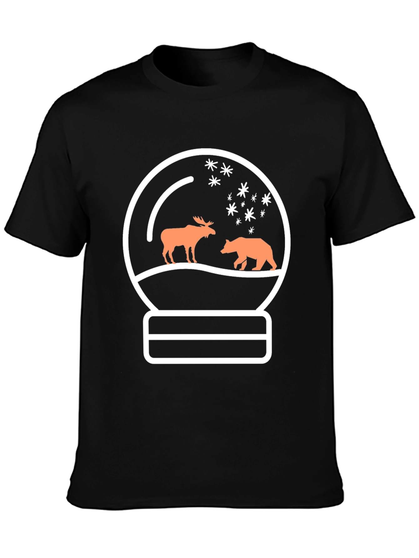 Snow Globe Graphic Tee - Moose & Bear