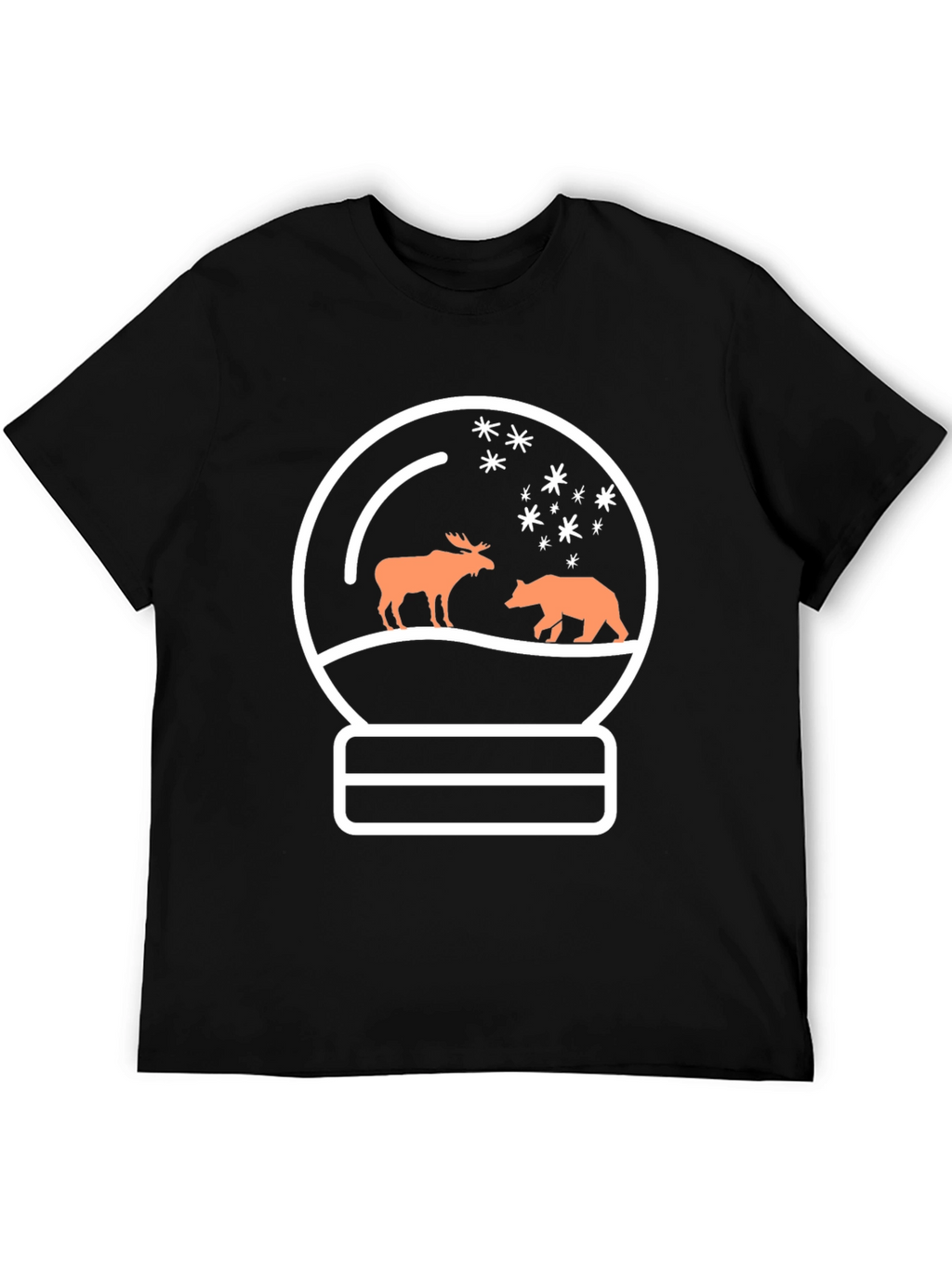 Snow Globe Graphic Tee - Moose & Bear