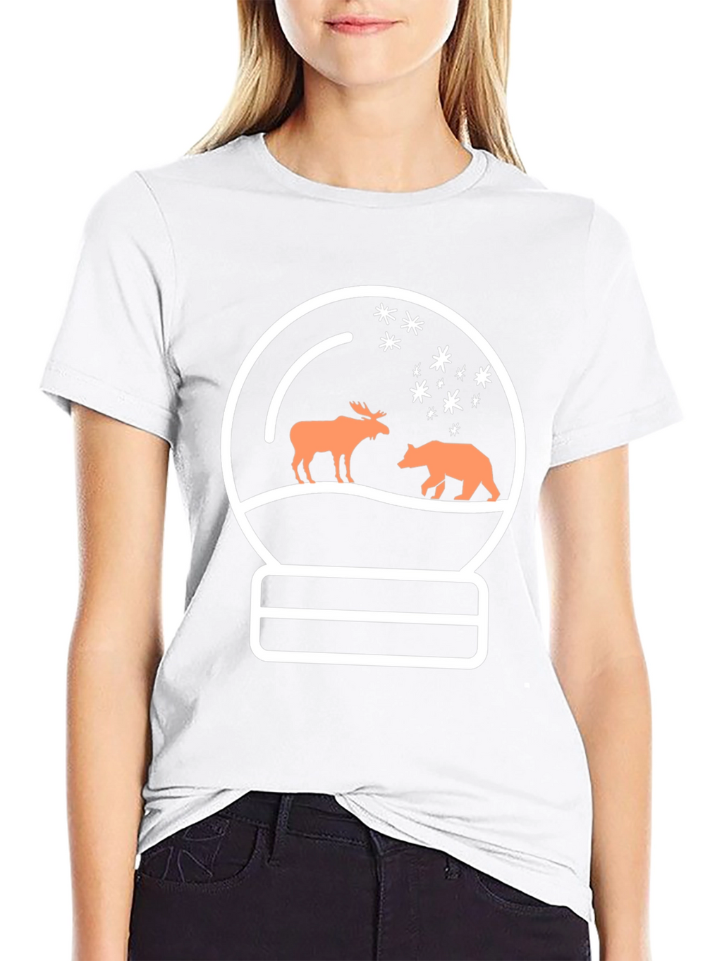 Snow Globe Graphic Tee - Moose & Bear