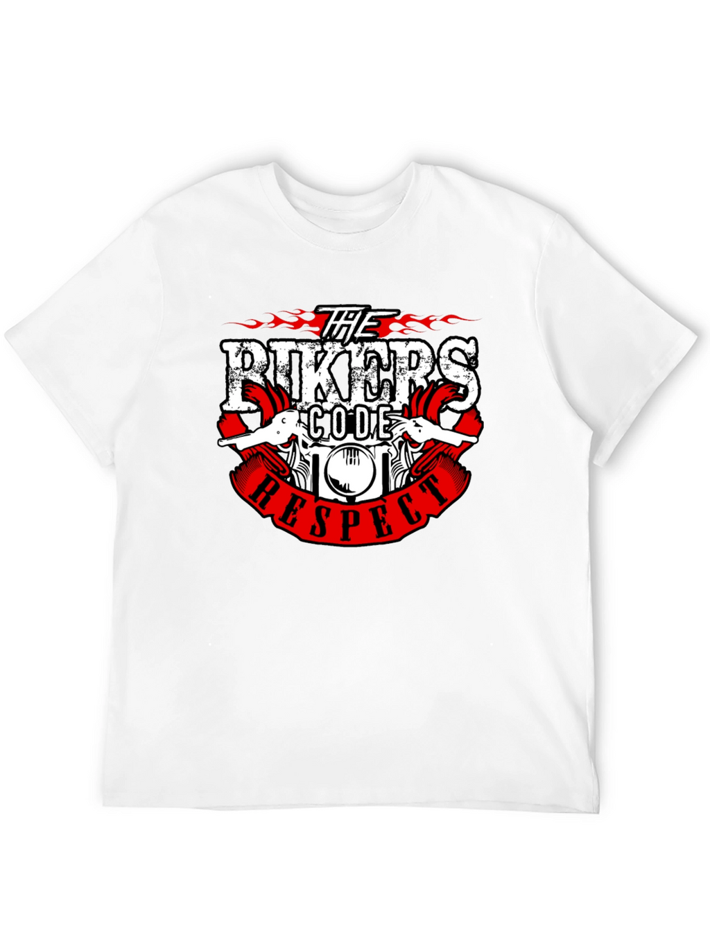 Bikers Code Respect Graphic T-Shirt