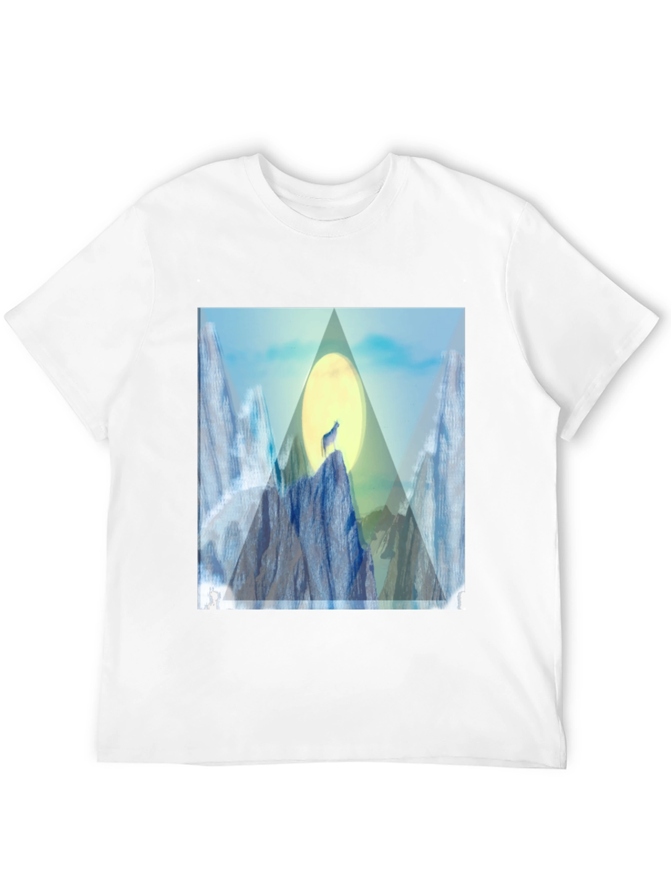 Wolf Moon Graphic Tee - Stylish Black T-Shirt
