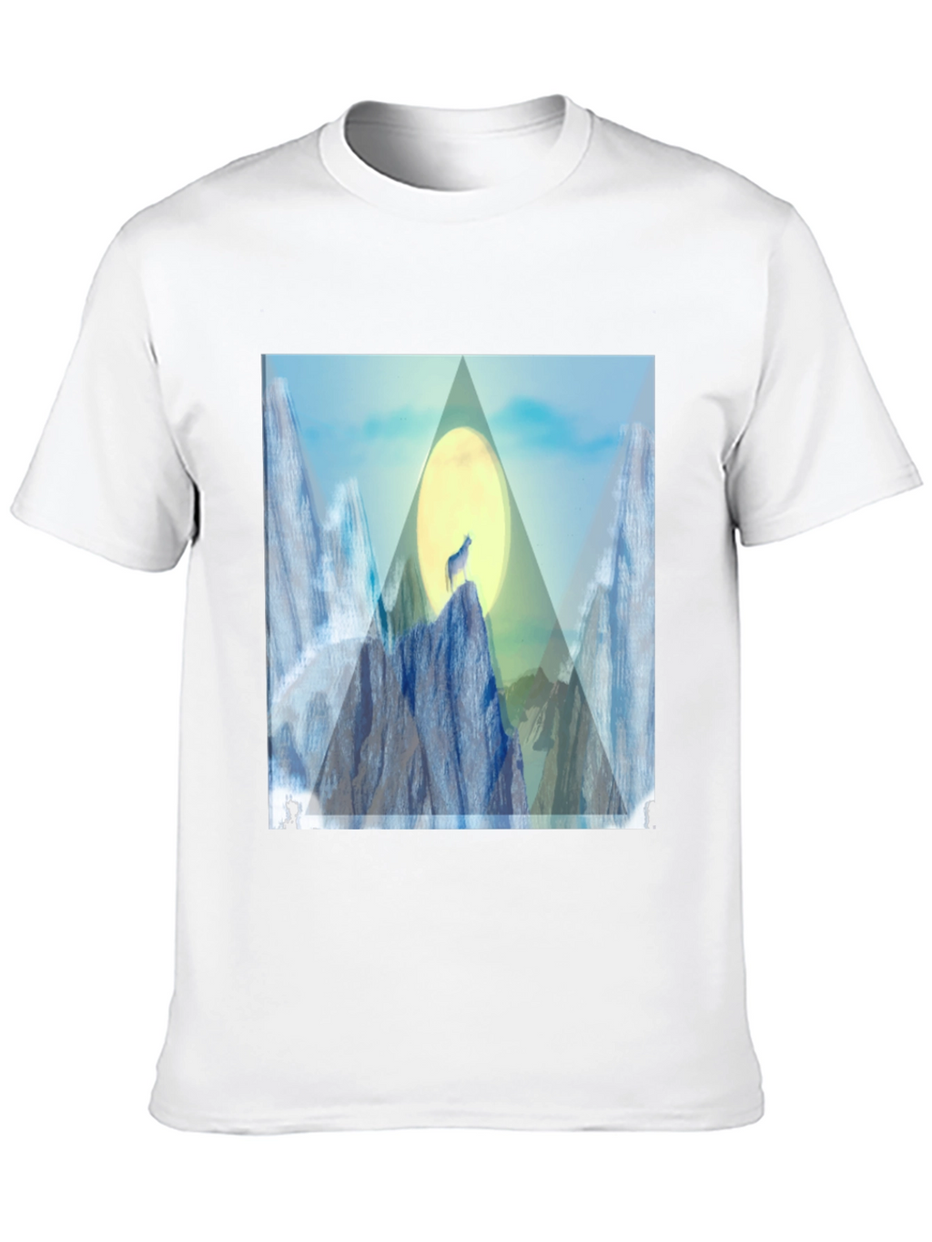 Wolf Moon Graphic Tee - Stylish Black T-Shirt