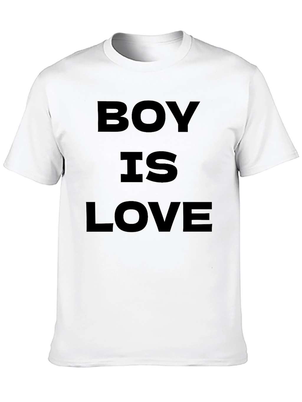 Boy is Love Black Graphic Tee