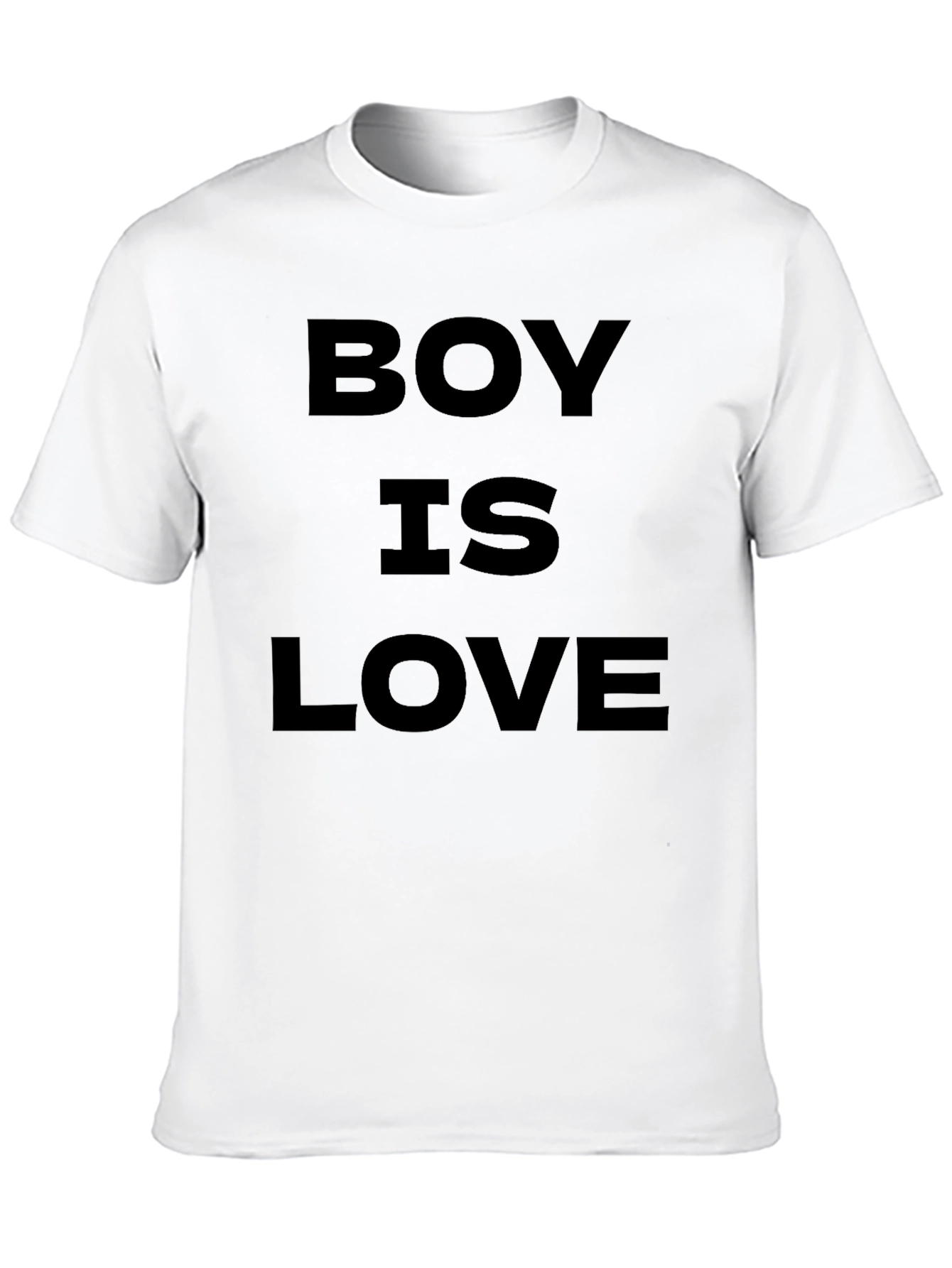 Boy is Love Black Graphic Tee