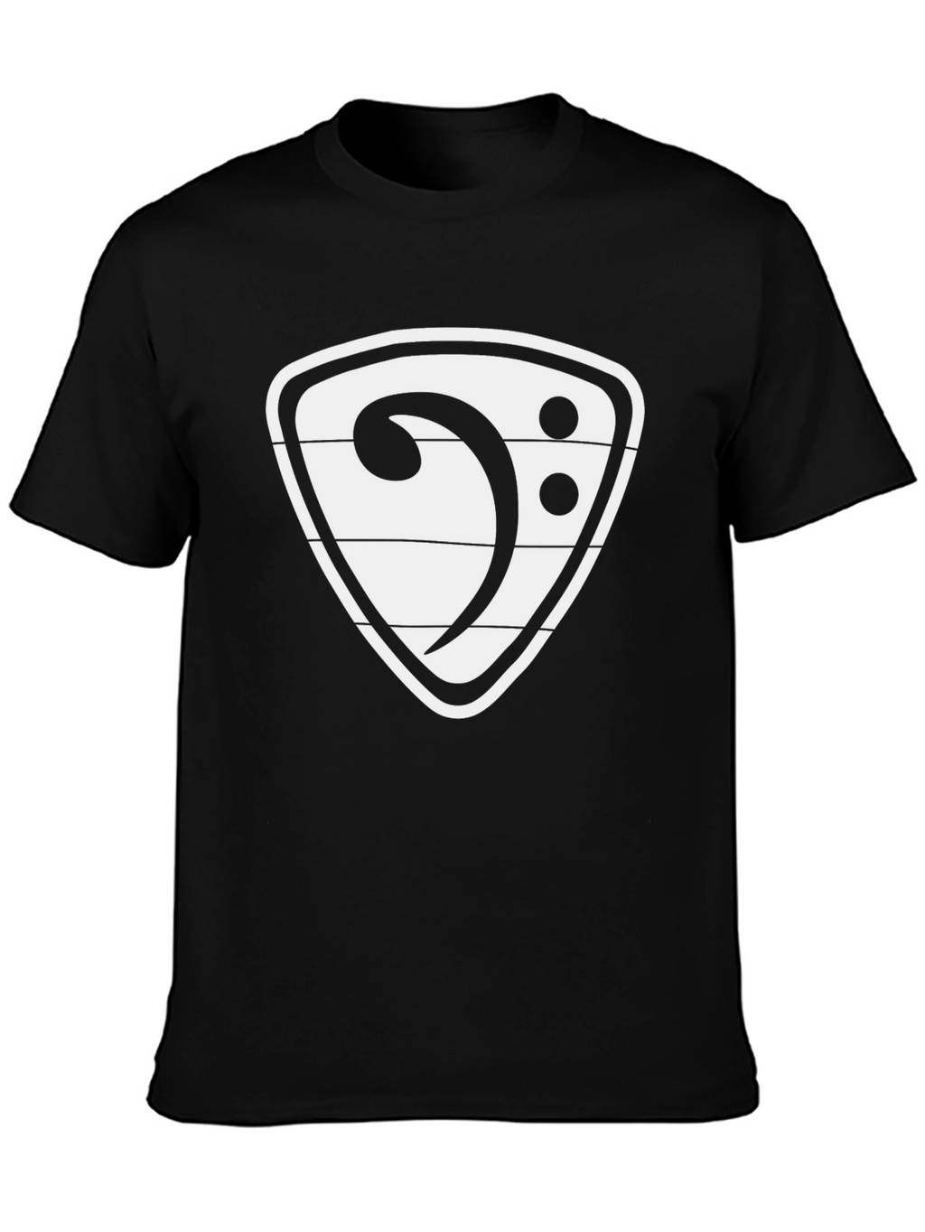 Bass Clef Graphic Tee - Stylish Musician T-Shirt