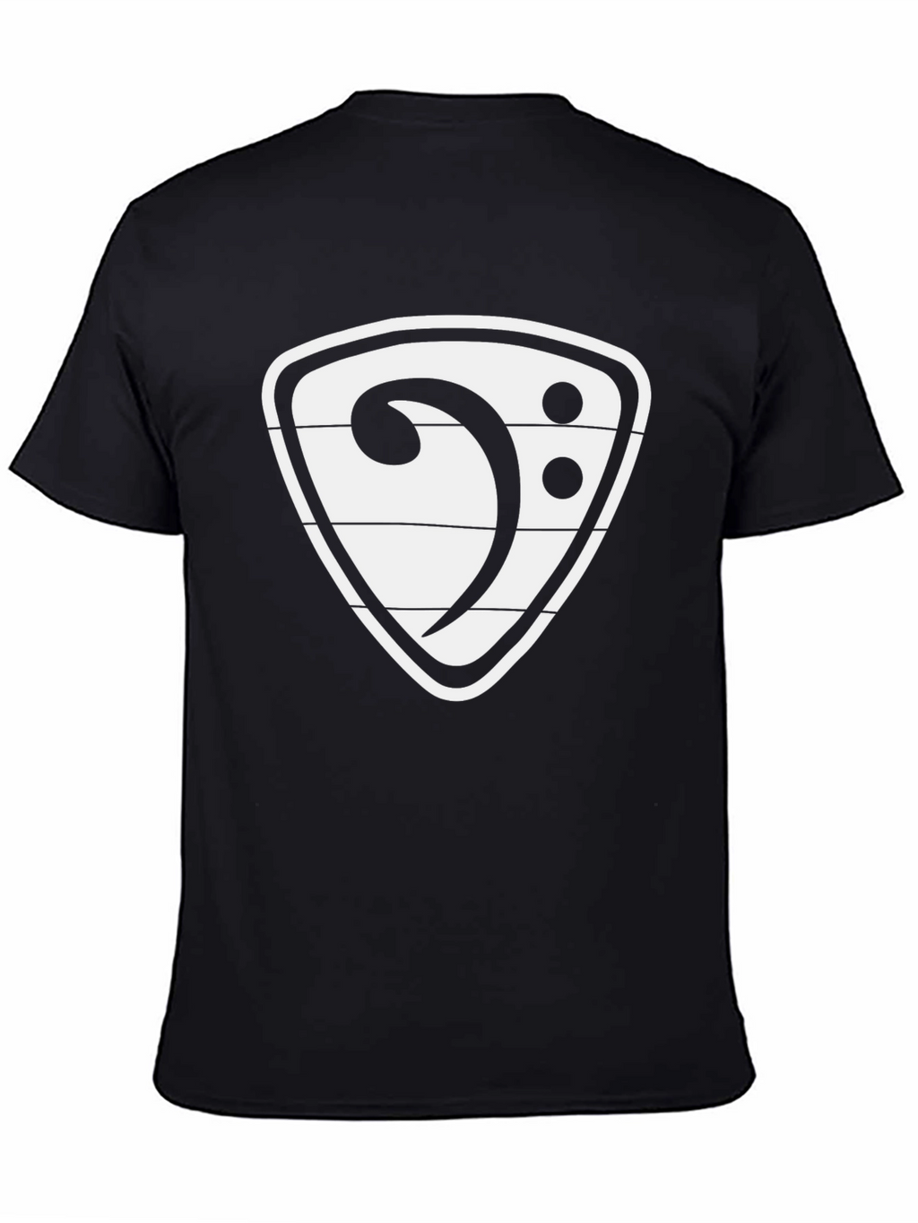 Bass Clef Graphic Tee - Stylish Musician T-Shirt