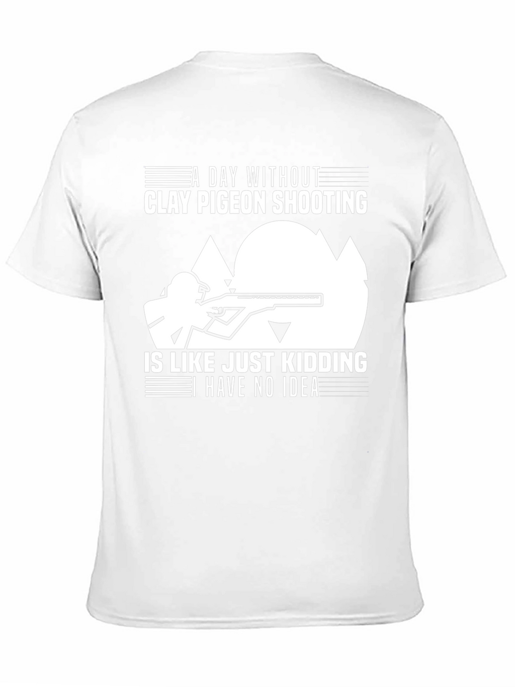 Clay Pigeon Shooting T-Shirt: Funny Hunter Tee