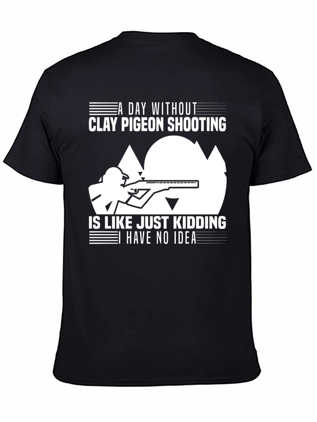 Clay Pigeon Shooting T-Shirt: Funny Hunter Tee