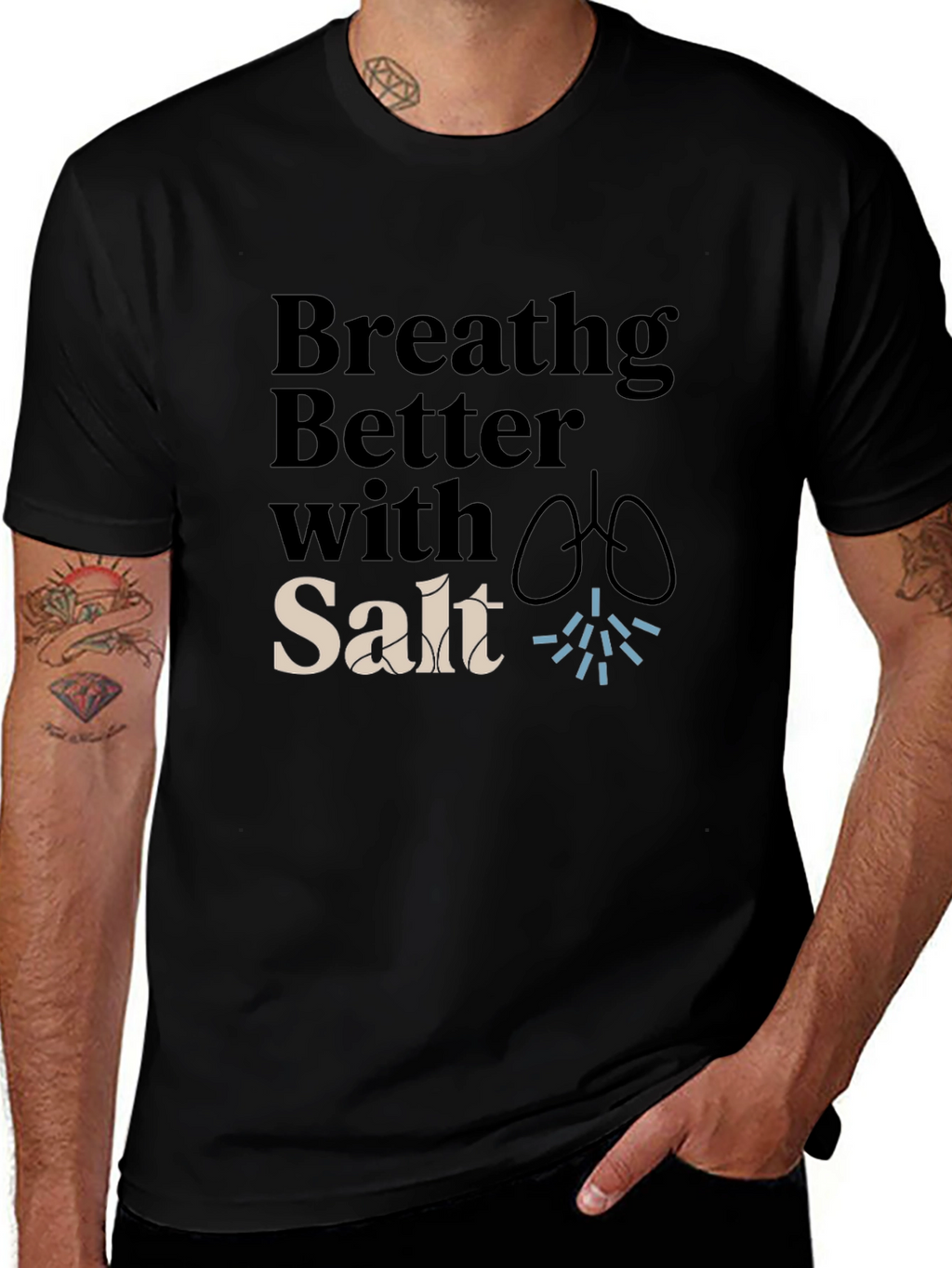 Breathing Better With Salt T-Shirt