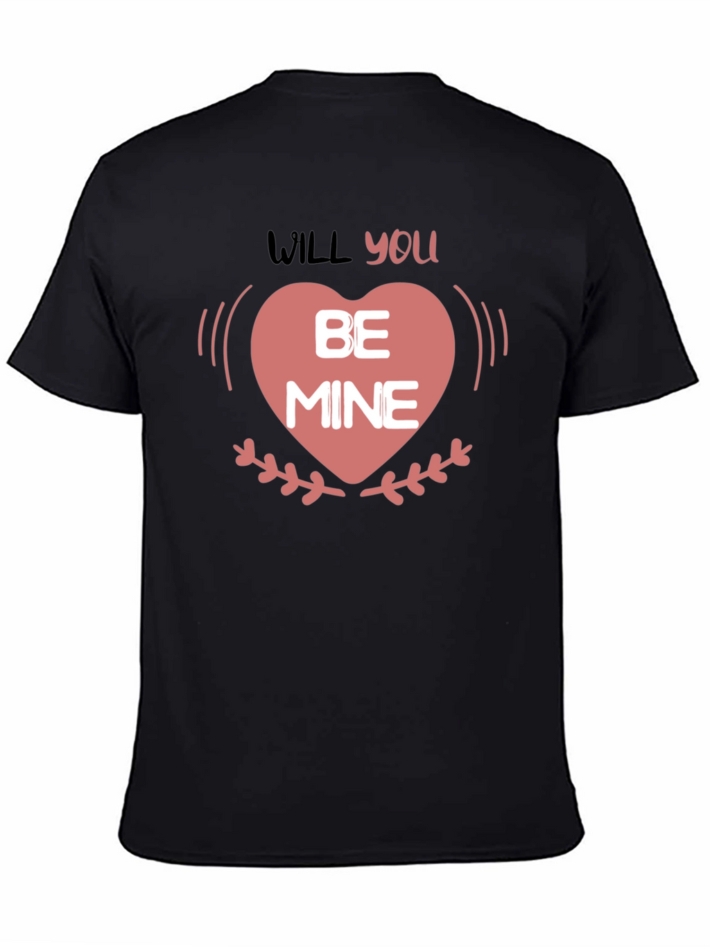 Will You Be Mine Valentines Day Heart T-Shirt