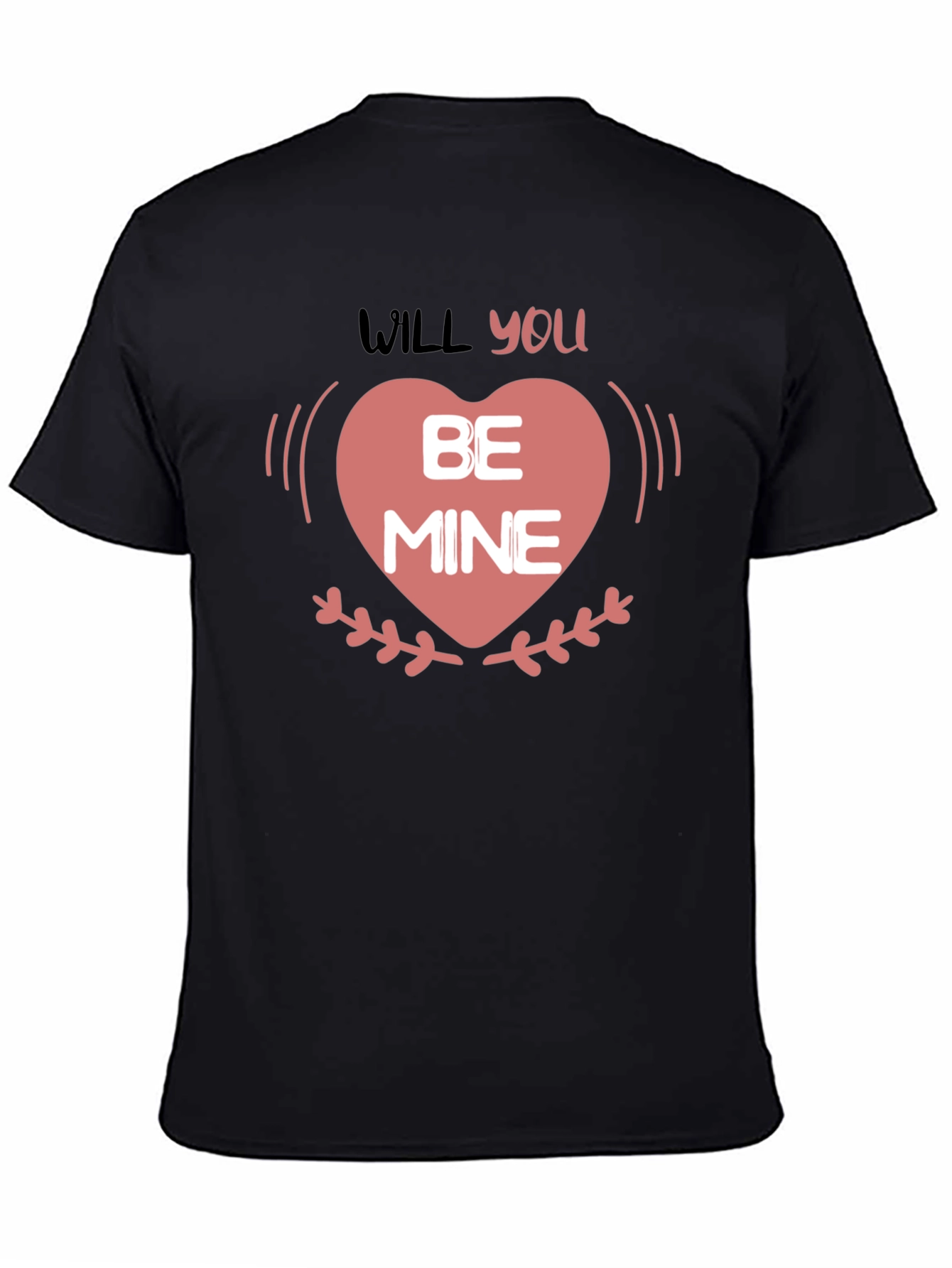 Will You Be Mine Valentines Day Heart T-Shirt