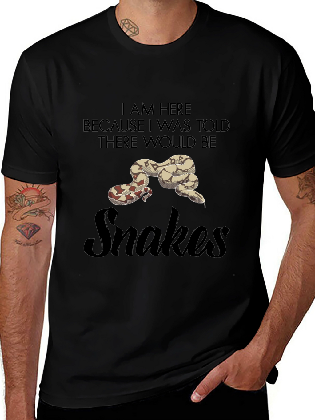 Snakes Graphic T-Shirt: Funny Snake Lover Tee