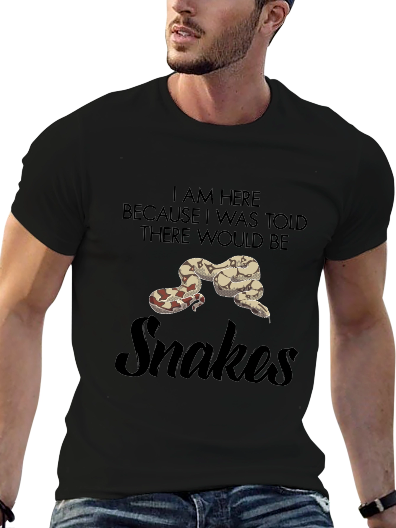 Snakes Graphic T-Shirt: Funny Snake Lover Tee