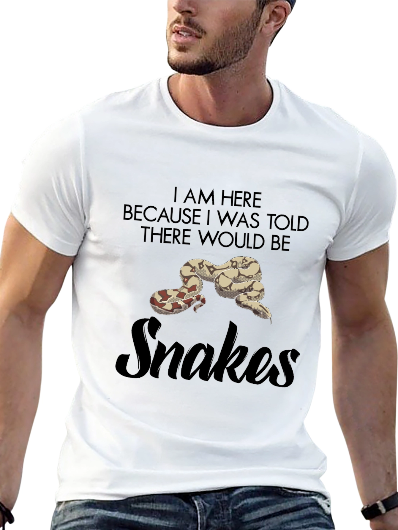 Snakes Graphic T-Shirt: Funny Snake Lover Tee