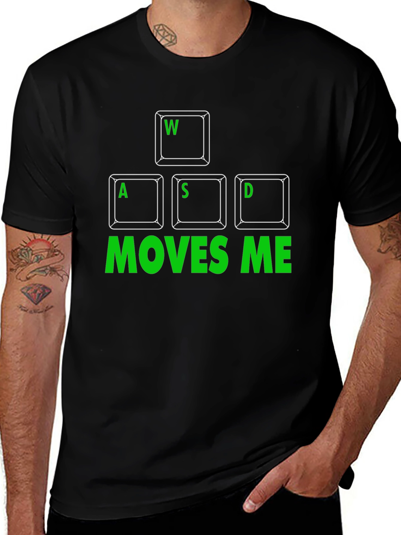 WASD Moves Me Gaming T-Shirt