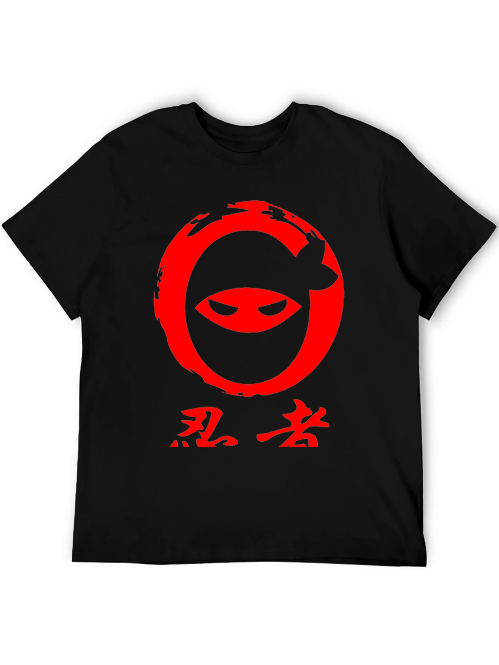 Ninja Graphic Tee - Red on Black