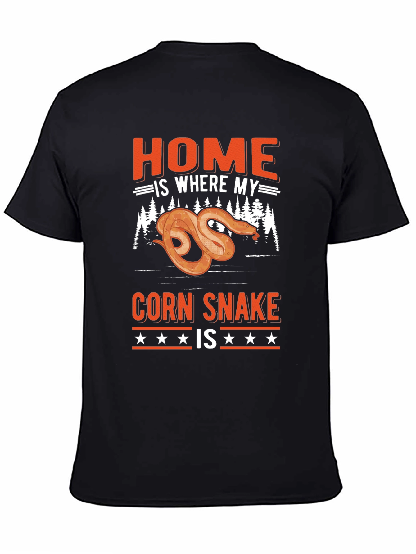 Home is Where My Corn Snake Is Graphic T-Shirt